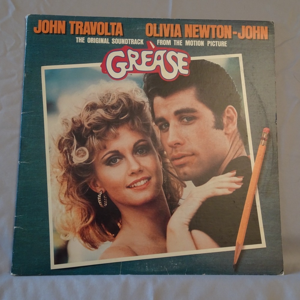 Grease Movie Soundtrack double vinyl LP 1978. RSO records